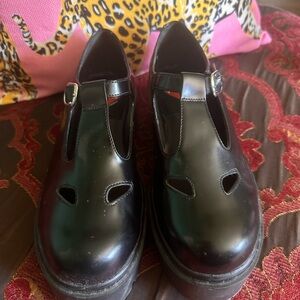 Jeffrey Campbell vegan T strap Mary Jane’s, size 6